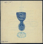 BANQUET IN COMMEMORATON OF WASHINGTON'S INAUGURATION [held by] ILLINOIS SOCIETY OF THE SONS OF THE REVOLUTION [at] "AUDITORIUM HOTEL ANNEX, (?), IL" (HOT;)