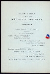 BANQUET TENDERED TO THE NATIONAL OFFICERS AND DELEGATES ATTENDING THE ANNUAL CONGESS SONS OF THE AMERICAN REVOLUTION [held by] THE MASSACHUSETTS SOCIETY [at] "HOTEL VENDOME, BOSTON, MA" (HOT;)