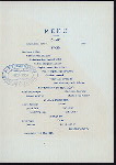 127TH ANNUAL MEETING [held by] CHAMBER OF COMMERCE OF STATE OF NEW YORK [at] "DELMONICO'S, NEW YORK, NY" (HOT;)