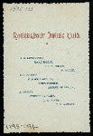 MENU [held by] ROUNDABOUT DINING CLUB [at] "HOTEL ST. GEORGE, NYACK, NY" (HOT;)