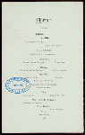 ANNUAL DINNER [held by] THE SILK ASSOCIATION OF AMERICA [at] "DELMONICO'S, NEW YORK, NY" (HOT;)