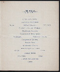 BANQUET TO DLEGATES OF THE NATIONAL MUNICIPAL LEAGUE [held by] CITIZENS OF CLEVELAND [at] THE HOLLENDEN [CLEVELAND OH?] (HOTEL)