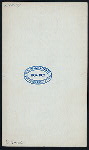 DINNER IN HONOR OF GEORGE MCGOWN OF PALMYRA NY [held by] ADELPHIC COUNCIL NO.7 [at] MASONIC HALL NY ((PRIVATE CLUB?))