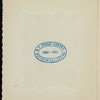 TESTIMONIAL TO M.E. FREDERICK E. BARNES PAST GRAND HIGH PRIEST [held by] GRAND CHAPTER OF THE STATE OF NEW YORK [at] "CARNEGIE HALL NEW YORK, NY" ((PRIVATE ROOM?))