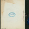 ANNUAL BANQUET [held by] SOCIETY OF THE CINCINNATI IN THE STATE OF NEW JERSEY [at] "ELBERON, NJ"