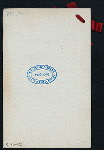 FIRST ANNIVERSARY BANQUET TENDERED TO THE SADDLERY BUYERS OF NEW YORK [held by] COSMOPOLITAN CLUB [at] "COSMOPOLITAN HOTEL, NEW YORK, NY" (HOT;)