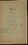 16TH ANNUAL BANQUET [held by] SOCIETY OF THE ARMY & NAVY OF THE CONFEDERATE STATES [at] "CAROLLTON HOTEL,BALTIMORE,MD;" (HOTEL)