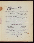 DINNER?] [held by] EPISCOPALIAN CLUB [at] "THE BRUNSWICK, BOSTON,MASS" ([HOTEL];)