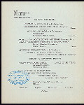 DINNER FOR FOREFATHERS' DAY [held by] SOCIETY OF COLONIAL WARS IN THE COMMONWEALTH OF MASSACHUSETTS [at] "BOSTON, MA"