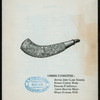 DINNER FOR FOREFATHERS' DAY [held by] SOCIETY OF COLONIAL WARS IN THE COMMONWEALTH OF MASSACHUSETTS [at] "BOSTON, MA"