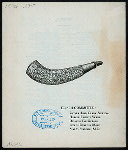 DINNER FOR FOREFATHERS' DAY [held by] SOCIETY OF COLONIAL WARS IN THE COMMONWEALTH OF MASSACHUSETTS [at] "BOSTON, MA"