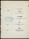 TWELFTH ANNUAL BANQUET [held by] BROTHERHOOD OF COMMERCIAL TRAVELERS [at] "HOTEL MARLBOROUGH, (?)" (HOT;)