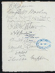 MENU [held by] HOFFMAN HOUSE [at]  ((HOT?};)