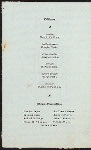 ANNUAL DINNER IN HONOR OF BITHDAY OF BENJAMIN FRANKLIN [held by] TYPOTHETAE OF THE CITY OF NEW YORK [at] HOFFMAN HOUSE (HOTEL;)