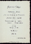 DINNER] [held by] ALLEGEMEINE GARTENBAU-AUSSTELLUNG [at] "HAMBURG, [GERMANY]" (FOR;)