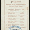 WEDDING RECEPTION OF DANIEL MUNDEN AND MARTHA HERMANN [held by] HOCHZEITS-FEIER [at] "HAMBURG,[GERMANY]" (FOR;)