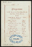 WEDDING RECEPTION OF DANIEL MUNDEN AND MARTHA HERMANN [held by] HOCHZEITS-FEIER [at] "HAMBURG,[GERMANY]" (FOR;)