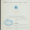 DINNER [held by] MILITARY ORDER OF THE LOYAL LEGION [at] "THE HOLLENDEN, CLEVELAND; OH" (HOTEL(?))