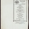 DINNER [held by] MENZIES HOTEL [at] "MELBOURNE, AUSTRALIA" (FOR;)