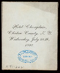 31ST ANNIVERSARY [held by] 5TH CORPS-21ST REGIMENT-2ND DIV. [at] "HOTEL CHAMPLAIN,CLINTON COUNTY, NY" (HOTEL;)