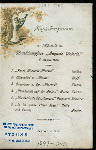 DINNER [held by] HAMBURG-AMERIKA LINE [at] """AUGUSTE VICTORIA""" (SS)