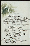 DINNER [held by] HAMBURG-AMERIKA LINE [at] """AUGUSTE VICTORIA""" (SS)