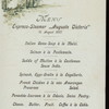 DINNER [held by] HAMBURG-AMERIKA LINE [at] """AUGUSTE VICTORIA""" (SS)