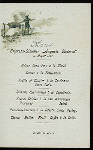 DINNER [held by] HAMBURG-AMERIKA LINE [at] """AUGUSTE VICTORIA""" (SS)