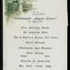 DINNER [held by] HAMBURG-AMERIKA LINE [at] """AUGUSTE VICTORIA""" (SS)