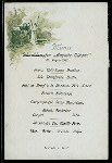 DINNER [held by] HAMBURG-AMERIKA LINE [at] """AUGUSTE VICTORIA""" (SS)