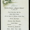 DINNER [held by] HAMBURG-AMERIKA LINE [at] """AUGUSTE VICTORIA""" (SS)