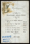 DINNER [held by] HAMBURG-AMERIKA LINE [at] """AUGUSTE VICTORIA""" (SS)