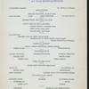 DINNER [held by] PROFILE HOUSE  AND HOTEL VENDOME [at] "WHITE MOUNTAINS, NH" (HOTEL;)