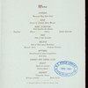 DINNER & SOIREE MUSICALE [held by] DRY GOODS CLUB [at] "[NEW YORK, NY?]"