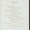 DINNER & SOIREE MUSICALE [held by] DRY GOODS CLUB [at] "[NEW YORK, NY?]"