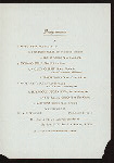 DINNER & SOIREE MUSICALE [held by] DRY GOODS CLUB [at] "[NEW YORK, NY?]"