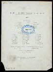 DINNER & SOIREE MUSICALE [held by] DRY GOODS CLUB [at] "[NEW YORK, NY?]"