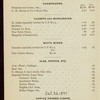 DINING CAR SERVICE (DINNER?) [held by] CANADIAN PACIFIC RAILWAY [at] RN ROUTE (RR;)