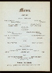 DINING CAR SERVICE (DINNER?) [held by] CANADIAN PACIFIC RAILWAY [at] RN ROUTE (RR;)