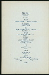 BANQUET [held by] ST.ANDREWS SOCIETY OF THE STATE OF NEW YORK [at] "DELMONICO'S, NY" (REST;)