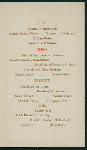 DINNER [held by] BUFFALO CLUB [at] "(BUFFALO, NY?)" (OTHER (PRIVATE CLUB?);)