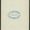 DINNER [held by] BUFFALO CLUB [at] "(BUFFALO, NY?)" (OTHER (PRIVATE CLUB?);)