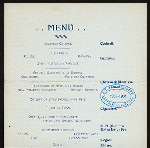 DINNER [held by] ASSOCIATED WHOLESALE GROCERS OF ST. LOUIS [at] "PLANTERS HOTEL, (ST.LOUIS, MO?)" (HOTEL;)