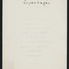 PRIVATE BANQUET [held by] ? [at] COPENHAGEN (?)