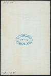 DINNER GIVEN TO HIS USHERS [held by] HENRY DRINKER RILEY [at] "RITTENHOUSE CLUB, [PHILADELPHIA, PA?]" (OTHER (CLUB);)