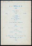 DINNER [held by] YALE ALUMNI ASSOCIATION [at] "SHERRY'S, NEW YORK, NY" (REST;)