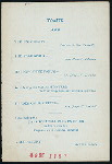 DINNER [held by] YALE ALUMNI ASSOCIATION [at] "SHERRY'S, NEW YORK, NY" (REST;)