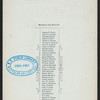 1ST ANNUAL RE-UNION BANQUET [held by] ST. STEPHEN'S GLEE CLUB [at] """THE ARGYLE"" 308 FULTON ST.,BROOKLYN, NY" (REST;)