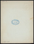 DINNER [held by] EBBITT HOUSE [at] "WASHINGTON, D.C." (HOTEL;)