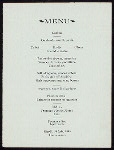 DINNER MENU [held by] DELMONICO'S [at] "NEW YORK, NY" (HOT;)